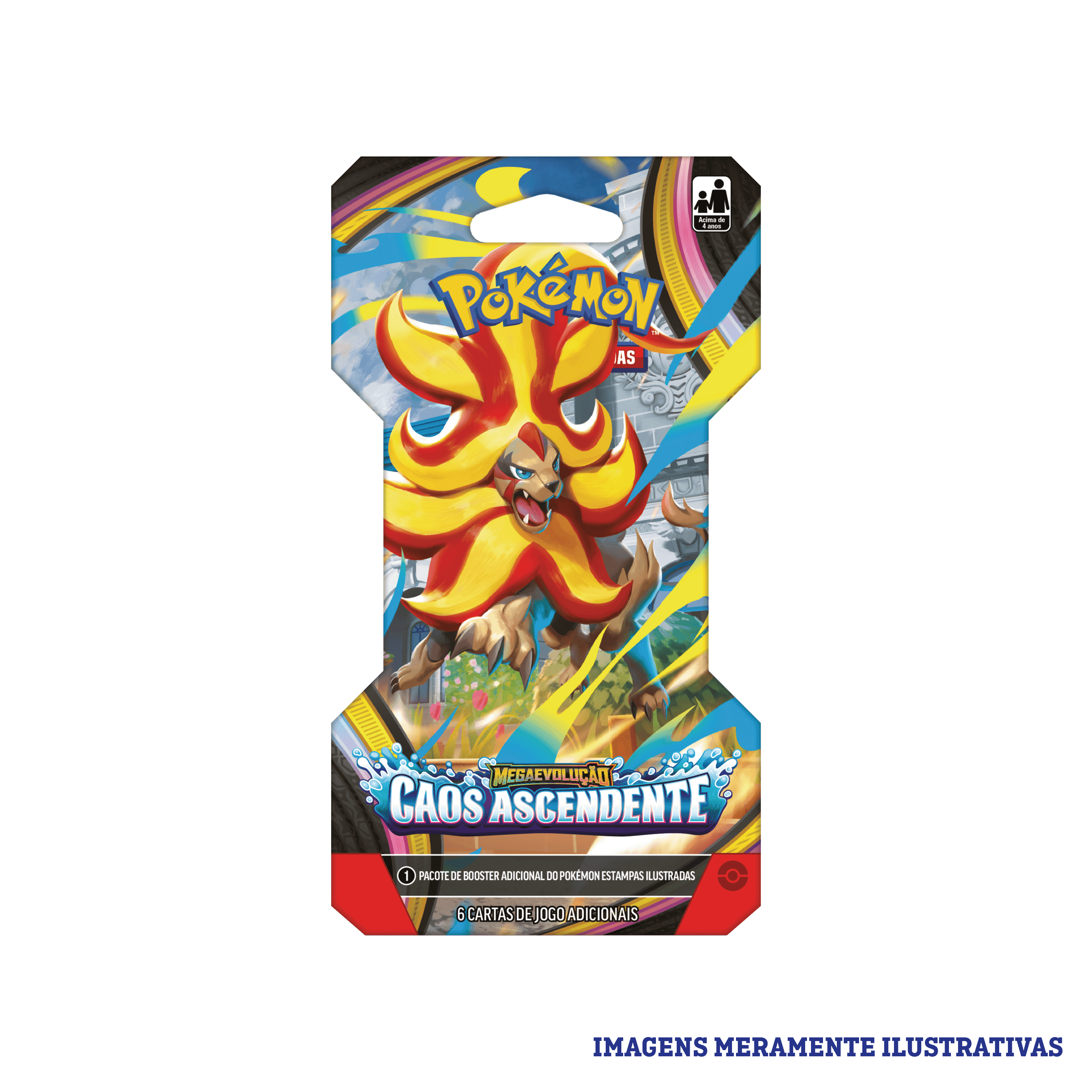 Blister Unitário Pokémon ME04 Caos Ascendente