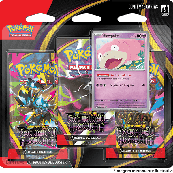 Blister Triplo Pokémon ME05 Escuridão Absoluta